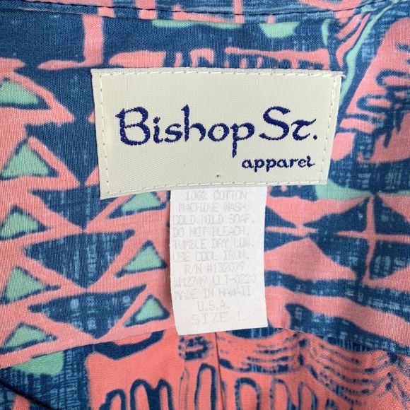 Bishop Street Hawaii Aloha Shirt - Pullover - Large - Picture 2 of 14